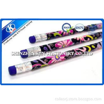 Wrapping Decal Paper Wooden Graphite Pencil Set Bulk for Wr